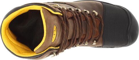 KEEN Utility Men's Milwaukee 6" Steel Toe Waterproof Work Boot, Dark Earth/Dark Earth, 11 Wide US in Saudi Arabia
