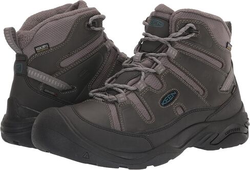 KEEN Men's Circadia Mid Height Polar Hiking Boot, Steel Grey/Legion Blue, 11 in Saudi Arabia