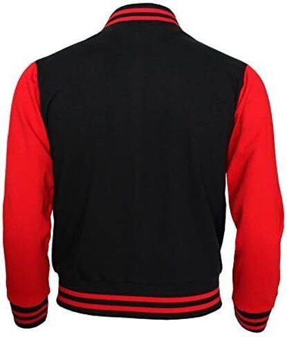 BCPOLO Baseball Jacket Varsity Baseball Cotton Jacket Letterman Jacket 8 Colors in Saudi Arabia