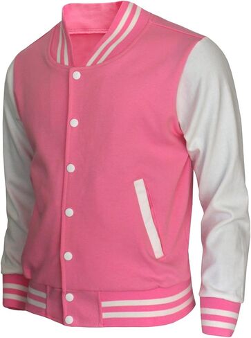 BCPOLO Baseball Jacket Varsity Baseball Cotton Jacket Letterman Jacket 8 Colors in Saudi Arabia