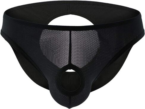Summer Code Mens Sexy Hollowed Pouch Thong Underwear Pack in Saudi Arabia