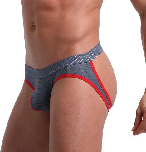 Linemoon Mens Jockstrap Sexy Underwear Athletic Supporters Mesh Jock Straps Male in Saudi Arabia