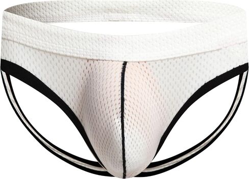 Linemoon Mens Jockstrap Sexy Underwear Athletic Supporters Mesh Jock Straps Male in Saudi Arabia