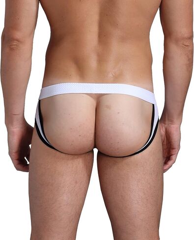 Linemoon Mens Jockstrap Sexy Underwear Athletic Supporters Mesh Jock Straps Male in Saudi Arabia