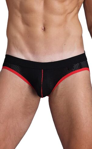 Linemoon Mens Jockstrap Sexy Underwear Athletic Supporters Mesh Jock Straps Male in Kuwait