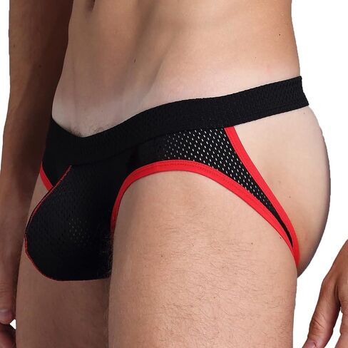 Linemoon Mens Jockstrap Sexy Underwear Athletic Supporters Mesh Jock Straps Male in Kuwait