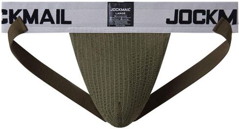 JOCKMAIL Men's Jockstrap Athletic Supporter Underwear Gym Workout Strap Brief Men Thong in Saudi Arabia