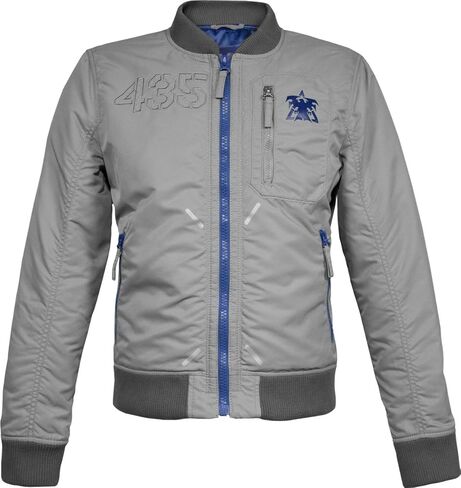 Musterbrand Men's MBSC002 Tychus Bomber Casual Jackets, Grey, Medium in Saudi Arabia