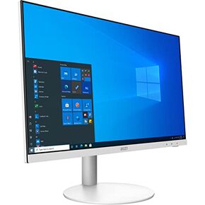 ام اس اي برو AP241 AIO Desktop top, 23 انش FHD IPS-Grade LED , Intel Pentium Gold G6405, 4GB Memory, 120GB SSD, واي فاي 5, BT 5.1, ابيض, Windows 10 PRO (11M-010US) in Kuwait
