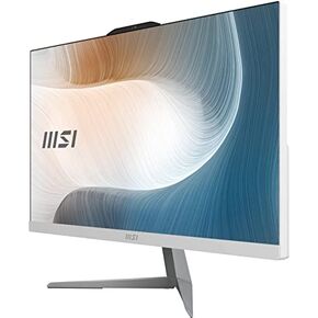 MSI Modern AM242 AIO Desktop, 23.8" FHD IPS-Grade LED, Intel i3-1115G4, 8GB Memory, 256GB SSD, WiFi 6, BT 5.1, White, Windows 11 Home (11M-892US) in Saudi Arabia