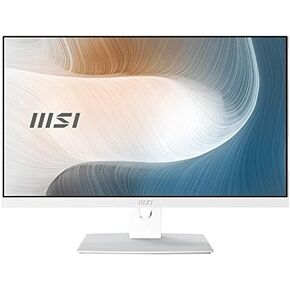 MSI Modern AM242TP AIO Desktop, 23.8" FHD Touchscreen, Intel Core i5-1135G7, 8GB Memory, 256GB SSD, WiFi 6, BT 5.1, FHD Webcam, White, Windows 11 Home (11M-875US) in Saudi Arabia