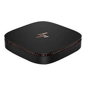 HP 3ZB63UT#ABA Elite Slice - كمبيوتر شخصي - عامل شكل صغير جدًا - ذاكرة وصول عشوائي 8 جيجابايت - SSD 128 جيجابايت - رسومات Intel HD، لمسة نهائية نحاسية سوداء لامعة/معدنية in Saudi Arabia