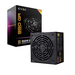 EVGA SuperNOVA 850 Ga، 80 Plus Gold 850W، معياري بالكامل، وضع ECO مع مروحة Dbb، ضمان 10 سنوات، حجم صغير 150 مم، مصدر طاقة 220-GA-0850-X1 in Saudi Arabia