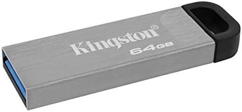Kingston DataTraveler Kyson 64GB High Performance USB 3.2 Metal Flash Drive | Speeds up to 200MB/s | DTKN/64GB in Saudi Arabia