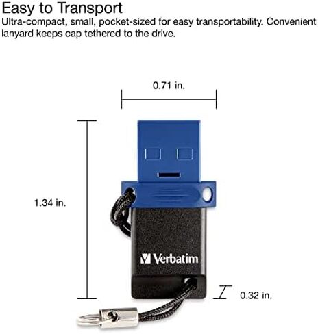 Verbatim Store 'n' Go Dual USB Flash Drive for USB-C Devices in Kuwait