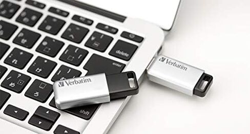 فيرباتيم ذاكرة فلاش ستور اند جو سيكيور برو USB 3.0 سعة 128 جيجابايت، فضي in Kuwait