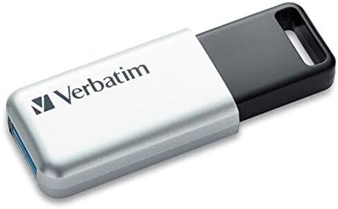 فيرباتيم ذاكرة فلاش ستور اند جو سيكيور برو USB 3.0 سعة 128 جيجابايت، فضي in Kuwait