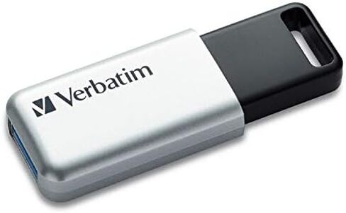 فيرباتيم ذاكرة فلاش ستور اند جو سيكيور برو USB 3.0 سعة 128 جيجابايت، فضي in Kuwait