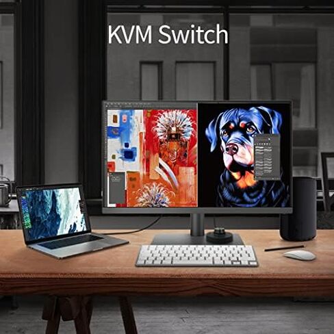 BenQ PD2706QN 27" 2K QHD (2560x1440) Mac-Ready Monitors, IPS, 95% P3, 100% sRGB/Rec.709, Uniformity, 90W USB-C, 100Hz, Factory-Calibrated, Daisy Chain(MST), Anti-Glare Nano Matte, Height Adjustable in Saudi Arabia