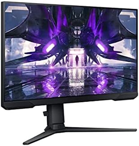 Samsung Odyssey G3 Series 24-Inch FHD 1080p Gaming Monitor, 144Hz, 1ms, 3-Sided Border-Less, VESA Compatible, Height Adjustable Stand, FreeSync Premium (LF24G35TFBNXZA) in Kuwait