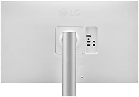 LG 27UP850-W Monitor 27" UHD (3840 x 2160) IPS Display, VESA DisplayHDR 400, DCI-P3 95% Color Gamut, USB-C,3-Side Virtually Borderless Display, Height/Pivot/Tilt Adjustable Stand - Silver in Saudi Arabia