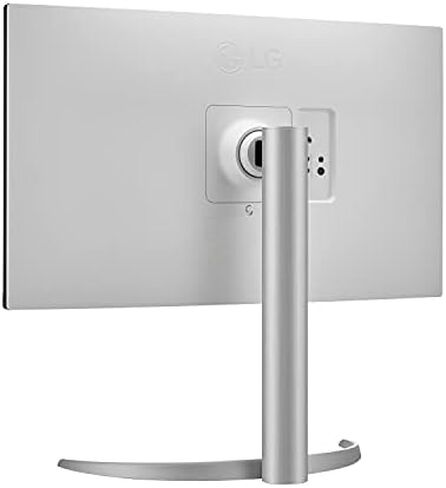 LG 27UP850-W Monitor 27" UHD (3840 x 2160) IPS Display, VESA DisplayHDR 400, DCI-P3 95% Color Gamut, USB-C,3-Side Virtually Borderless Display, Height/Pivot/Tilt Adjustable Stand - Silver in Saudi Arabia
