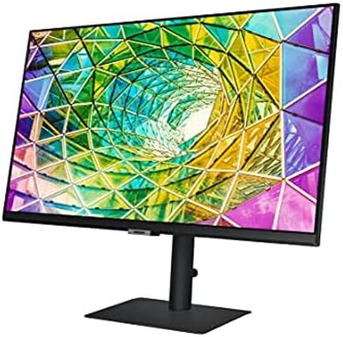 SAMSUNG ViewFinity S80A Series 27-Inch 4K UHD (3840x2160) Computer Monitor, HDMI, USB Hub, HDR10 (1 Billion Colors), Height Adjustable Stand, TUV-Certified Intelligent Eye Care (LS27A804NMNXGO),Black in Saudi Arabia
