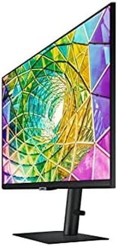SAMSUNG ViewFinity S80A Series 27-Inch 4K UHD (3840x2160) Computer Monitor, HDMI, USB Hub, HDR10 (1 Billion Colors), Height Adjustable Stand, TUV-Certified Intelligent Eye Care (LS27A804NMNXGO),Black in Saudi Arabia
