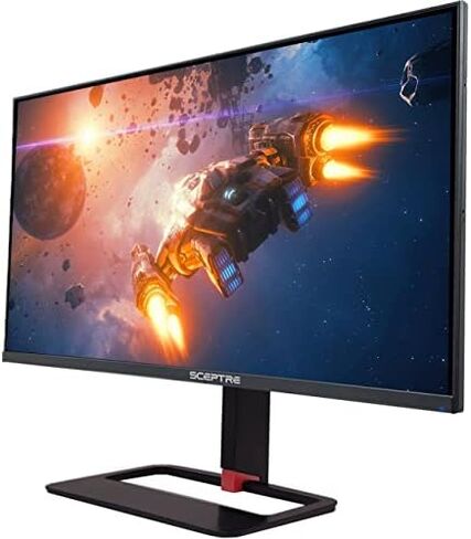 Sceptre 27-inch IPS 2K Gaming Monitor QHD 2560 x 1440p HDR400 up to 165Hz 1ms AMD FreeSync Premium DisplayPort HDMI 100% sRGB, Build-in Speakers Machine Black (E275B-QPD168) in Saudi Arabia