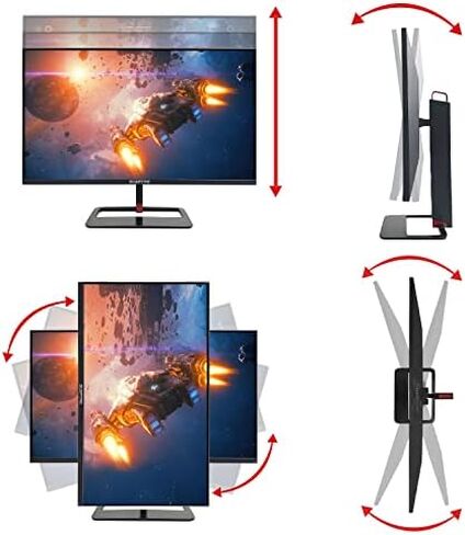 Sceptre 27-inch IPS 2K Gaming Monitor QHD 2560 x 1440p HDR400 up to 165Hz 1ms AMD FreeSync Premium DisplayPort HDMI 100% sRGB, Build-in Speakers Machine Black (E275B-QPD168) in Saudi Arabia