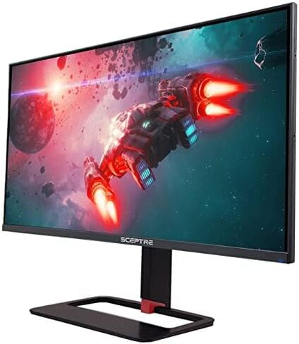 Sceptre 27-inch IPS 2K Gaming Monitor QHD 2560 x 1440p HDR400 up to 165Hz 1ms AMD FreeSync Premium DisplayPort HDMI 100% sRGB, Build-in Speakers Machine Black (E275B-QPD168) in Saudi Arabia