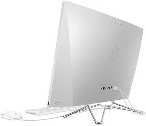 HP All-in-One Desktop Computer, 11th Generation Intel Core i5-1135G7 Processor, Intel Iris Xe Graphics, 8 GB RAM, 256 GB SSD, Windows 10 Home (27-dp1006, Natural Silver) in Kuwait