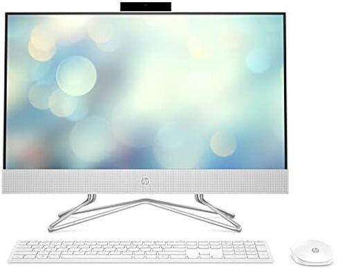 HP كمبيوتر مكتبي الكل في واحد 24 انش، معالج انتل كور i7-1165G7 الجيل 11، بطاقة رسومات انتل ايريس Xe، ذاكرة RAM 16GB، SSD 512GB، ويندوز 11 هوم (24-dp1380، فضي طبيعي) in Kuwait