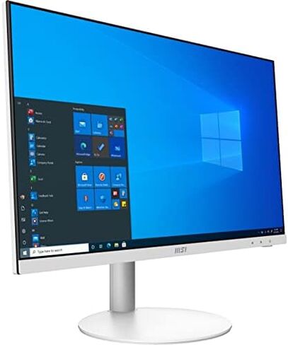 ام اس اي برو AP241 AIO Desktop top, 23 انش FHD IPS-Grade LED , Intel Pentium Gold G6405, 4GB Memory, 120GB SSD, واي فاي 5, BT 5.1, ابيض, Windows 10 PRO (11M-010US) in Kuwait
