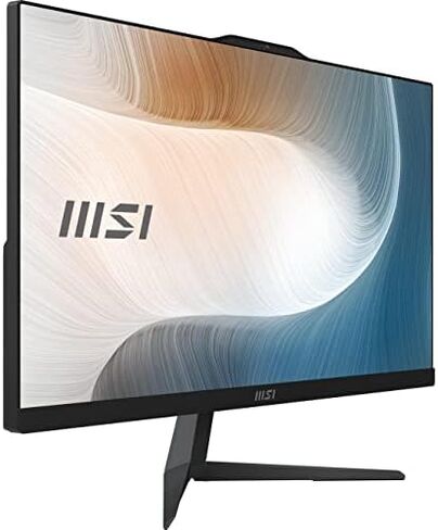 MSI Modern AM242 AIO Desktop, 23.8" FHD IPS-Grade LED, Intel i3-1115G4, 8GB Memory, 256GB SSD, WiFi 6, BT 5.1, Black, Windows 11 Home (11M-891US) in Saudi Arabia
