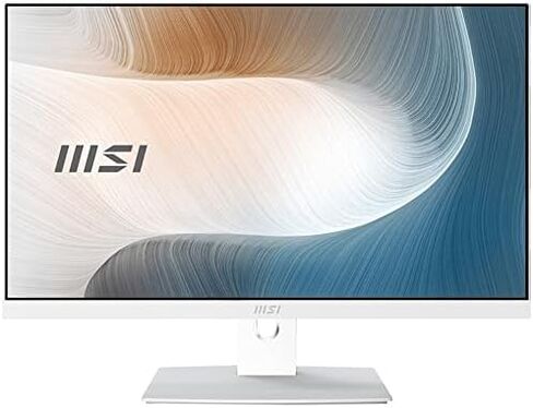 MSI Modern AM242TP AIO Desktop, 23.8" FHD Touchscreen, Intel Core i5-1135G7, 8GB Memory, 256GB SSD, WiFi 6, BT 5.1, FHD Webcam, White, Windows 11 Home (11M-875US) in Saudi Arabia