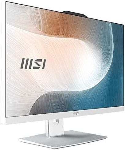MSI Modern AM242TP AIO Desktop, 23.8" FHD Touchscreen, Intel Core i5-1135G7, 8GB Memory, 256GB SSD, WiFi 6, BT 5.1, FHD Webcam, White, Windows 11 Home (11M-875US) in Saudi Arabia