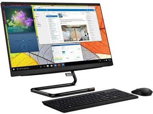 Lenovo IdeaCentre A340-24ICB F0E6006HUS All-in-One Computer - Core i3 i3-8100T - 8 GB RAM - 1 TB HDD - 23.8" 1920 x 1080 Touchscreen Display - Desktop - Black - Windows 10 Home 64-bit - Intel UHD in Saudi Arabia