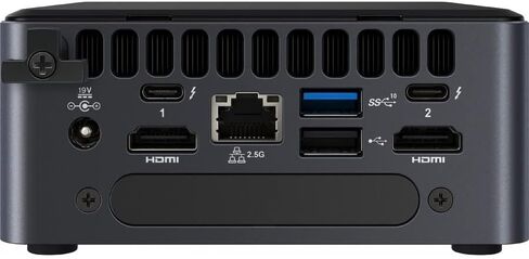 Intel NUC 11 Pro NUC11TNHi7 Barebone System - Ultra Compact - 1 x Processor Support - Intel Core i7 11th Gen i7-1165G7 Quad-core (4 Core) in Saudi Arabia