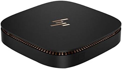 HP 3ZB63UT#ABA Elite Slice - Personal Computer - Ultra Small Form Factor - 8 GB RAM - 128 GB SSD - Intel HD Graphics, Black Sparkle/Metal Copper Finish in Saudi Arabia