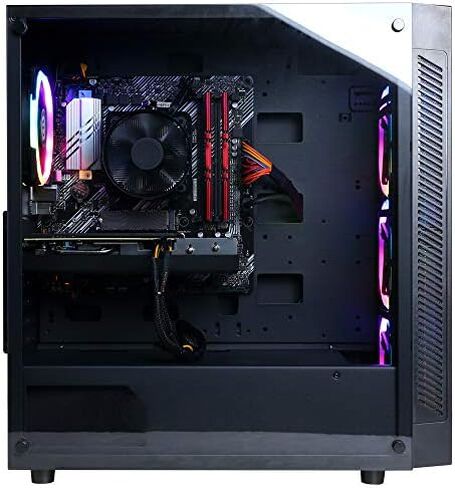 CYBERRPOWERPC Gamer Xtreme VR Gaming PC, Intel Core i5-11600KF 3.9GHz, GeForce RTX 3060 12GB, 16GB DDR4, 500GB PCI-E NVMe SSD, 1TB HDD, WiFi Ready & Win 11 Home (GXiVR8480A11), Black in Saudi Arabia