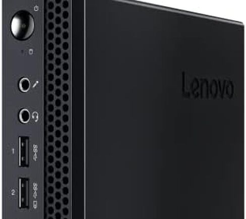 Lenovo ThinkCentre M625Q Thin Client Desktop Computer, AMD A9-9420e Processor, 4 GB DDR4 SDRAM, 128 GB SSD, ‎AMD Radeon R5 Graphics, Windows 10 Pro, 10TF002WUS, Black in Saudi Arabia