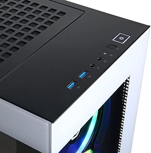 كمبيوتر جيمر ماستر للالعاب، ايه ام دي رايزن 5 5600G 3.9 جيجاهيرتز، جيفورس RTX 3050 8 جيجا، 16 جيجا DDR4، 500 جيجا NVMe PCIe SSD, 2 تيرا HDD واي فاي و ويندوز 11 هوم (GMA890AV2)، اسود in Kuwait