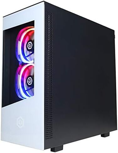 كمبيوتر جيمر ماستر للالعاب، ايه ام دي رايزن 5 5600G 3.9 جيجاهيرتز، جيفورس RTX 3050 8 جيجا، 16 جيجا DDR4، 500 جيجا NVMe PCIe SSD, 2 تيرا HDD واي فاي و ويندوز 11 هوم (GMA890AV2)، اسود in Kuwait