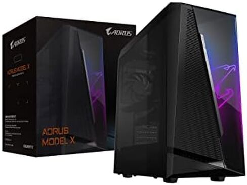 GIGABYTE AORUS Model X Gaming PC Computer Desktop (Intel i9-11900K, NVIDIA GeForce RTX 3080 GDDR6X 10GB, 16GB DDR4 RAM, 3TB M.2 SSD) - GB-AMXI9N8A-2051 in Saudi Arabia