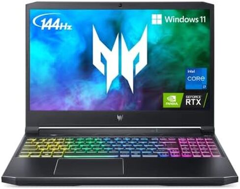 Acer Predator Helios 300 PH315-54-760S Gaming Laptop | Intel i7-11800H | NVIDIA GeForce RTX 3060 Laptop GPU | 15.6" Full HD 144Hz 3ms IPS Display | 16GB DDR4 | 512GB SSD | Killer WiFi 6 | RGB Keyboard in Saudi Arabia