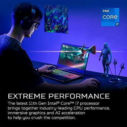 Acer Predator Helios 300 PH315-54-760S Gaming Laptop | Intel i7-11800H | NVIDIA GeForce RTX 3060 Laptop GPU | 15.6" Full HD 144Hz 3ms IPS Display | 16GB DDR4 | 512GB SSD | Killer WiFi 6 | RGB Keyboard in Saudi Arabia