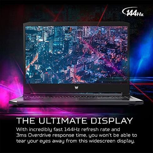 Acer Predator Helios 300 PH315-54-760S Gaming Laptop | Intel i7-11800H | NVIDIA GeForce RTX 3060 Laptop GPU | 15.6" Full HD 144Hz 3ms IPS Display | 16GB DDR4 | 512GB SSD | Killer WiFi 6 | RGB Keyboard in Saudi Arabia