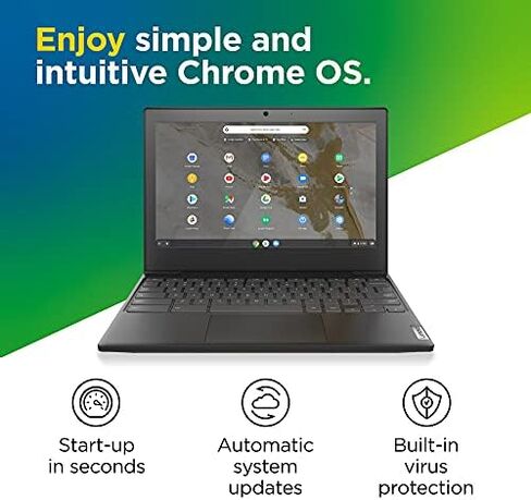 Lenovo IdeaPad 3 11 Chromebook Laptop, 11.6" HD Display, Intel Celeron N4020, 4GB RAM, 64GB Storage, Intel UHD Graphics 600, Chrome OS in Saudi Arabia