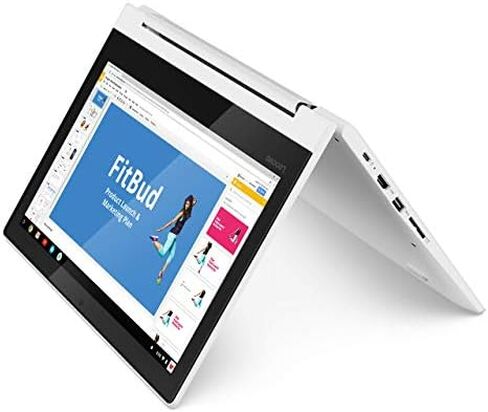 Lenovo Chromebook C330 2-in-1 Convertible Laptop, 11.6" HD Display, MediaTek MT8173C, 4GB RAM, 64GB Storage, Chrome OS, Blizzard White in Saudi Arabia